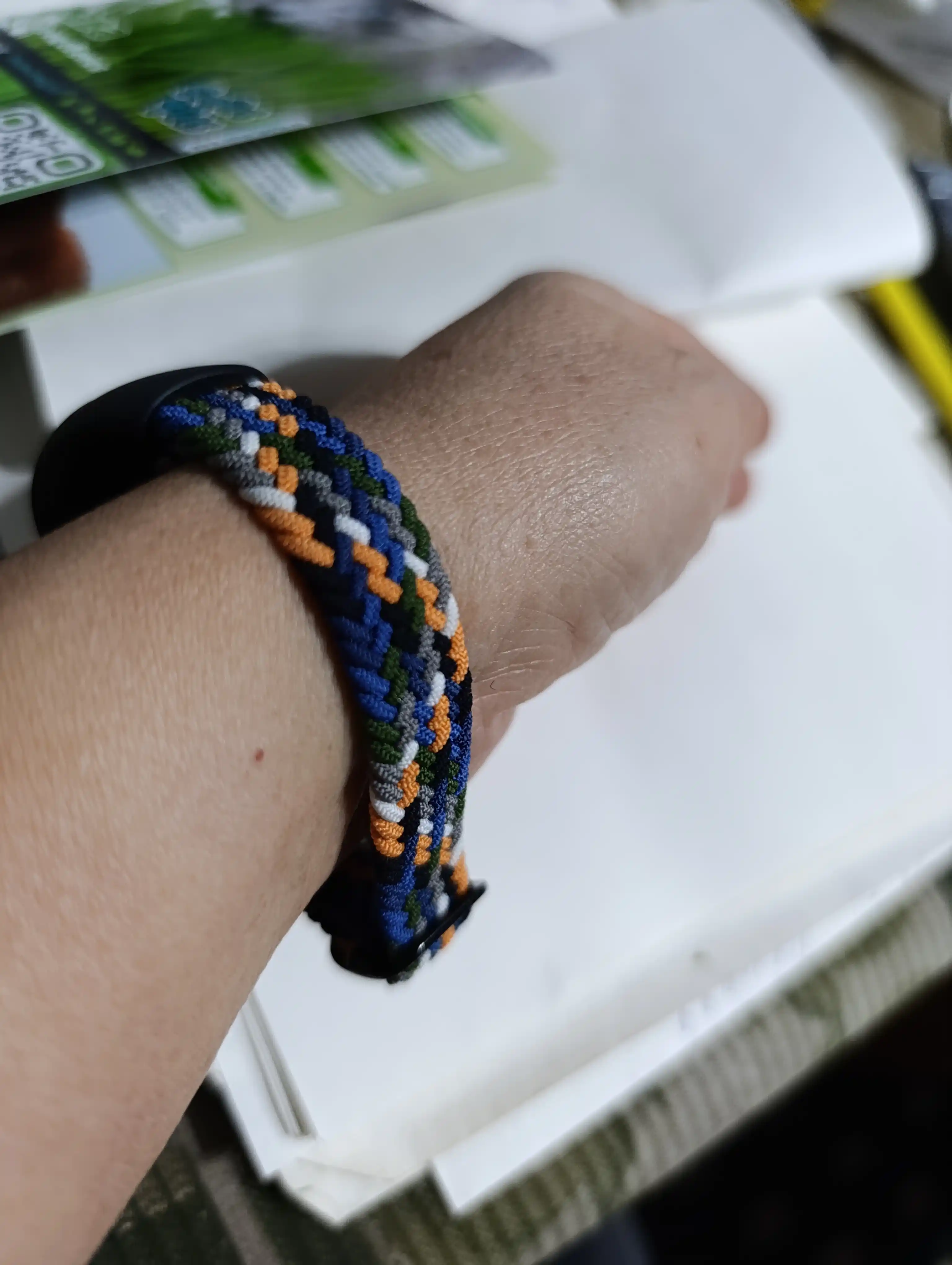 Ремешок сменный, нейлоновый, плетеный для Xiaomi Mi Band 7, 6, 5, 4, 3