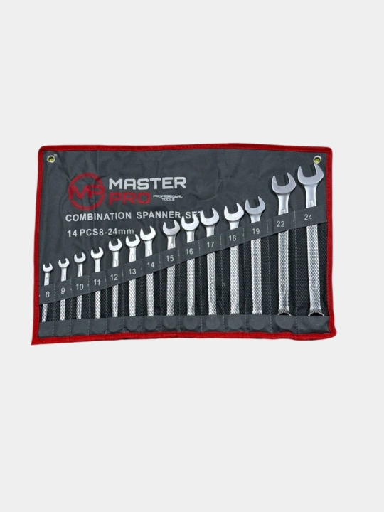Набор комбинированных ключей Master Pro 14, 8  24