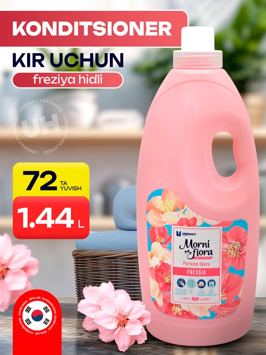 Morni Flora atirli kir yuvish konditsioneri, 1.44 litr - 