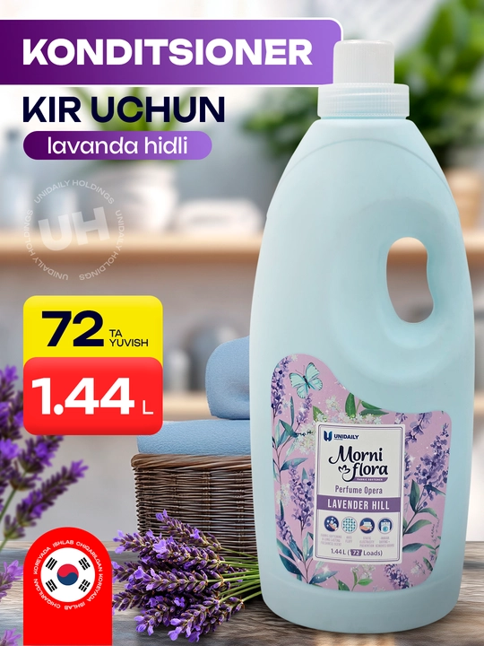 Morni Flora atirli kir yuvish konditsioneri, 1.44 litr