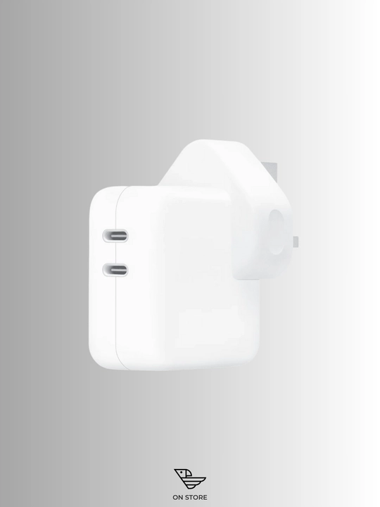 Сетевой адаптер питания Apple Dual USB-C Port 35W для быстрой зарядки устройств