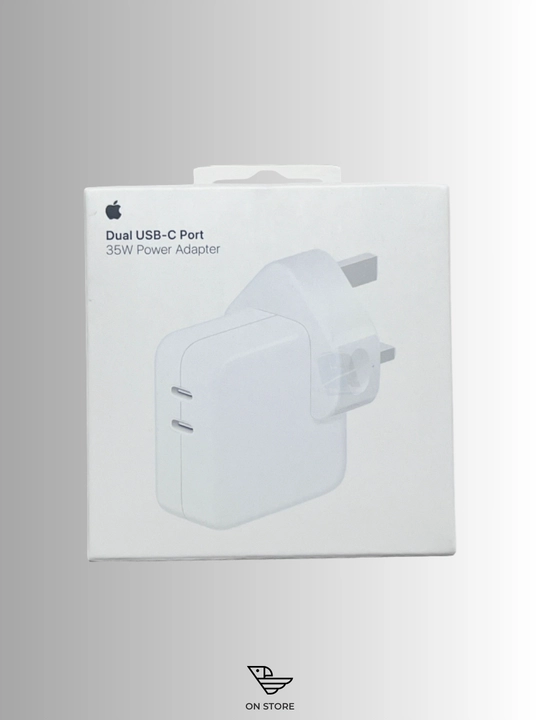 Сетевой адаптер питания Apple Dual USB-C Port 35W для быстрой зарядки устройств