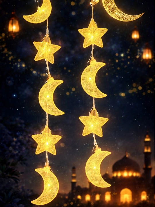 Ramazon, EID, RAMADAN MUBORAK uchun LED chambar, Ramazon bezagi