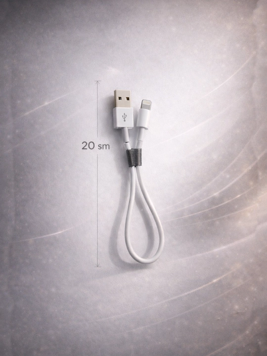 Type-C dan Typce-C ga, USB dan Type-C ga va USB dan Lightning ga ixcham kabel