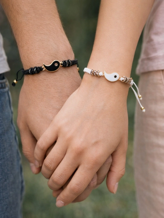 Браслеты для влюбленных, парные аксессуары
