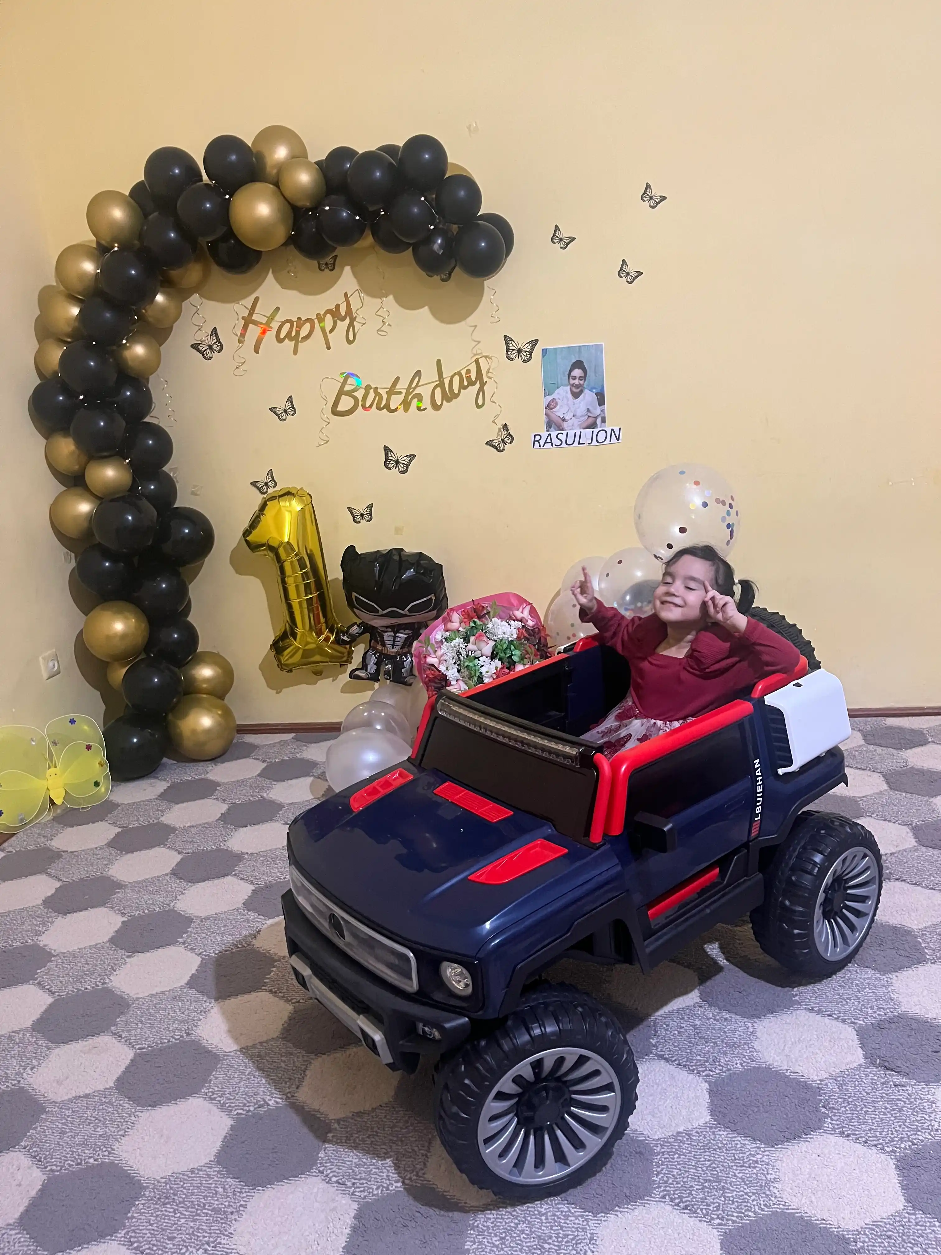 Венок Happy Birthday, 2 метра