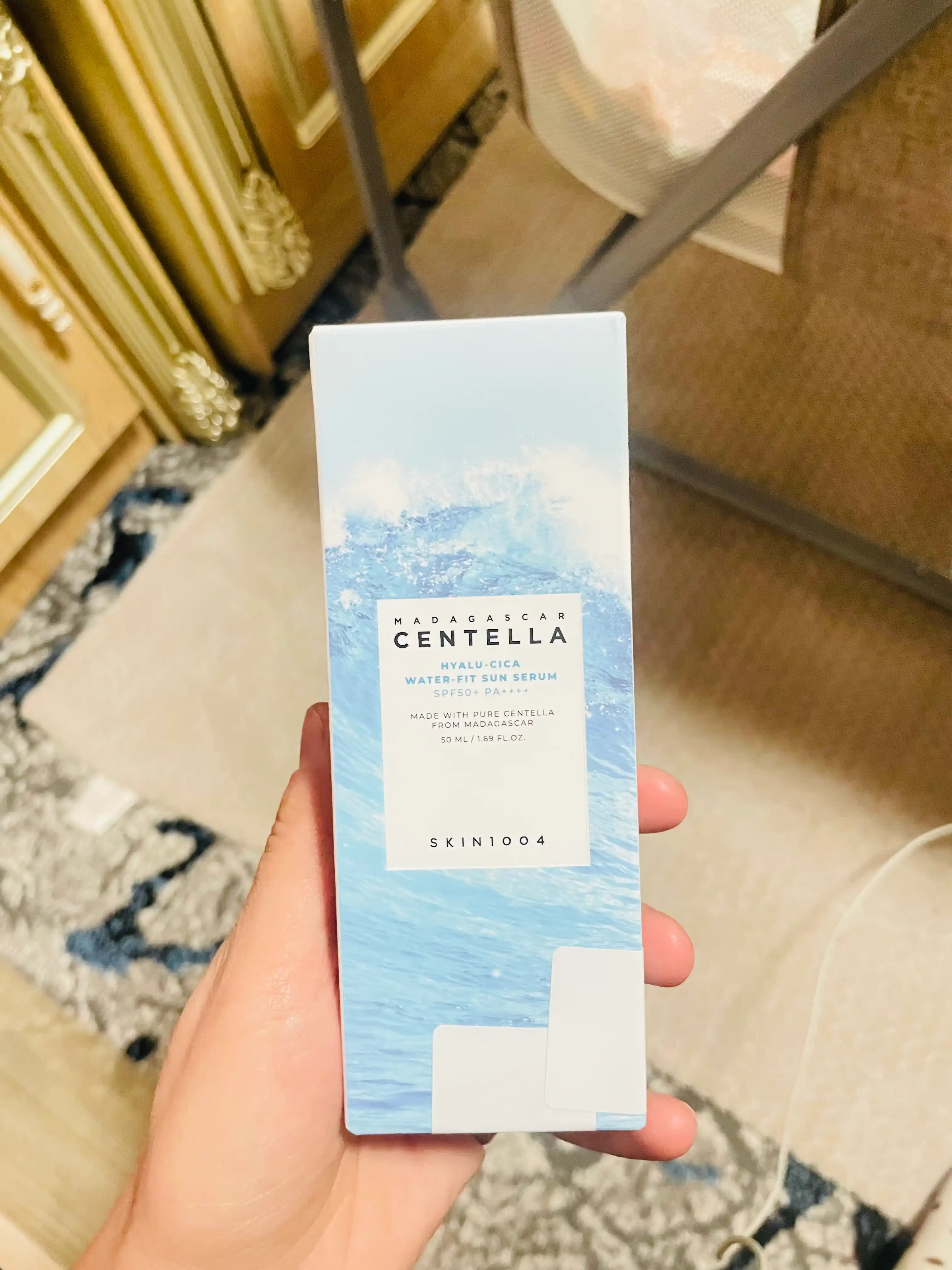 Солнцезащитный крем для лица Hyalu-Cica Centella Water-Fit Skin 1004 SPF50, 50 мл