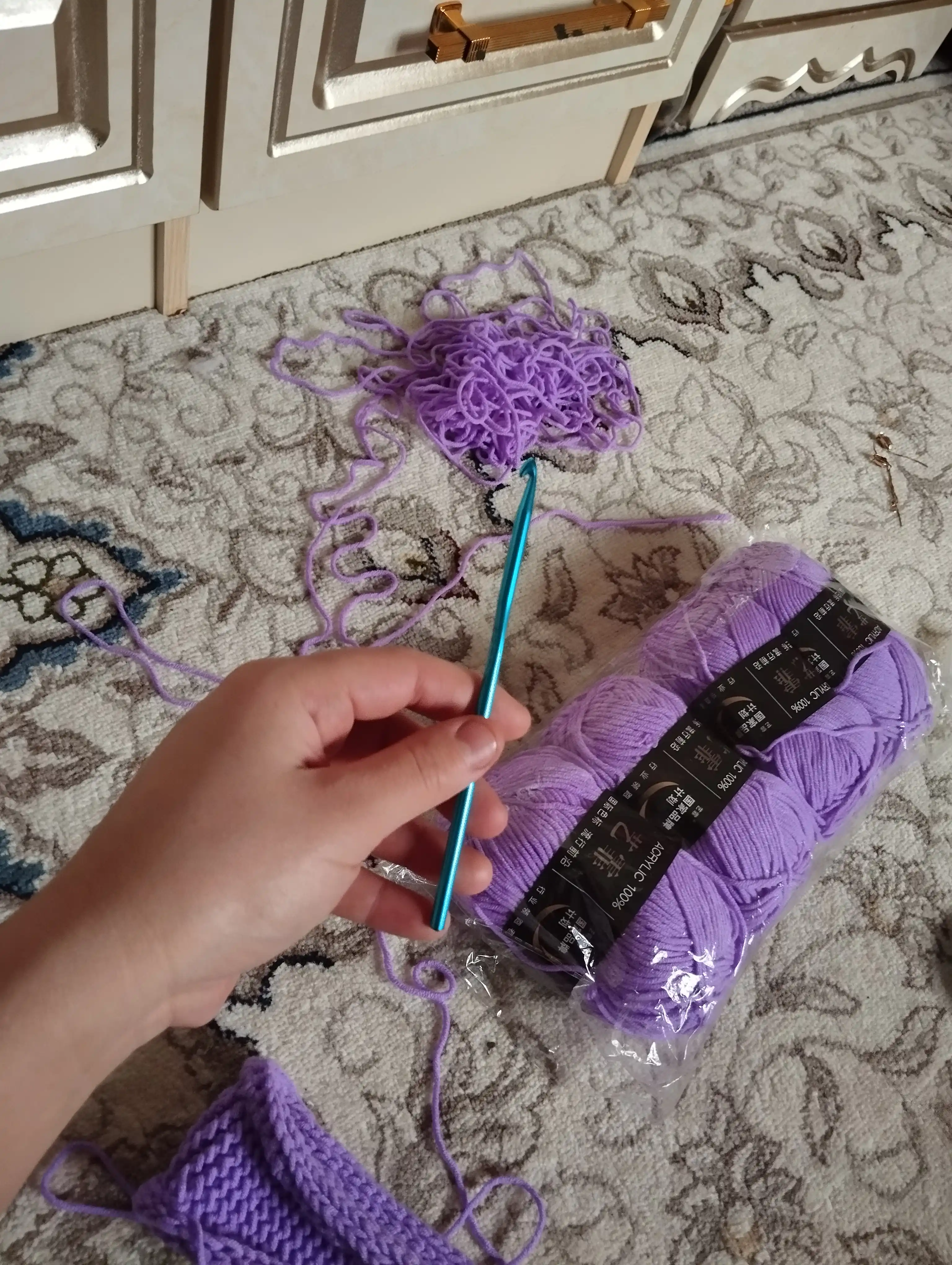 Крючки для вязания, набор