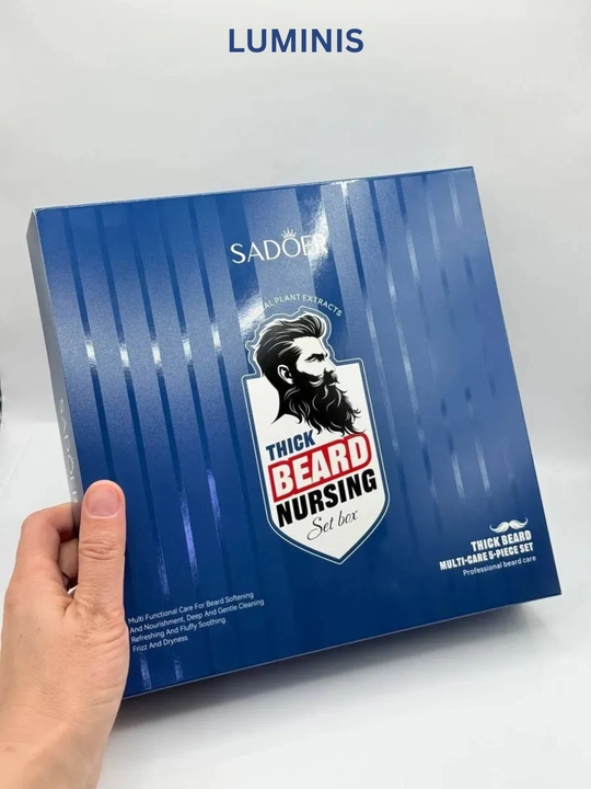 SADOER Thick Beard Nursing набор для ухода за бородой, 5 предметов, для мужчин 