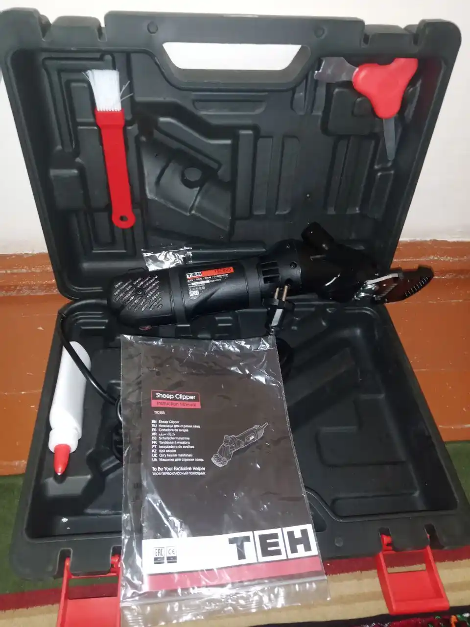 Qo‘y qirqish elektr mashinkasi TEH TSC805, professional, 500 Vt, 2800 ayl/daq