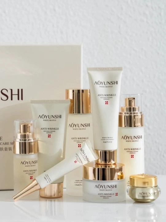 Qizlar va ayollar uchun "AOYUNSHI" kosmetik to‘plami yuz, tana parvarishi, 8 tasi 1 da