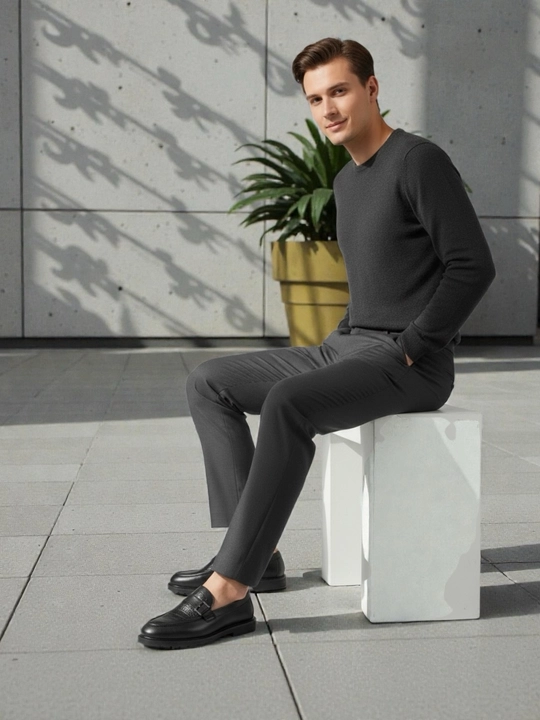 Erkaklar loferi tabiiy charm 40-44 O'lcham