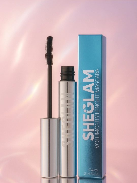 Черный тушь для ресниц с удлиняющим эффектом SHEGLAM Volume & Length Mascara