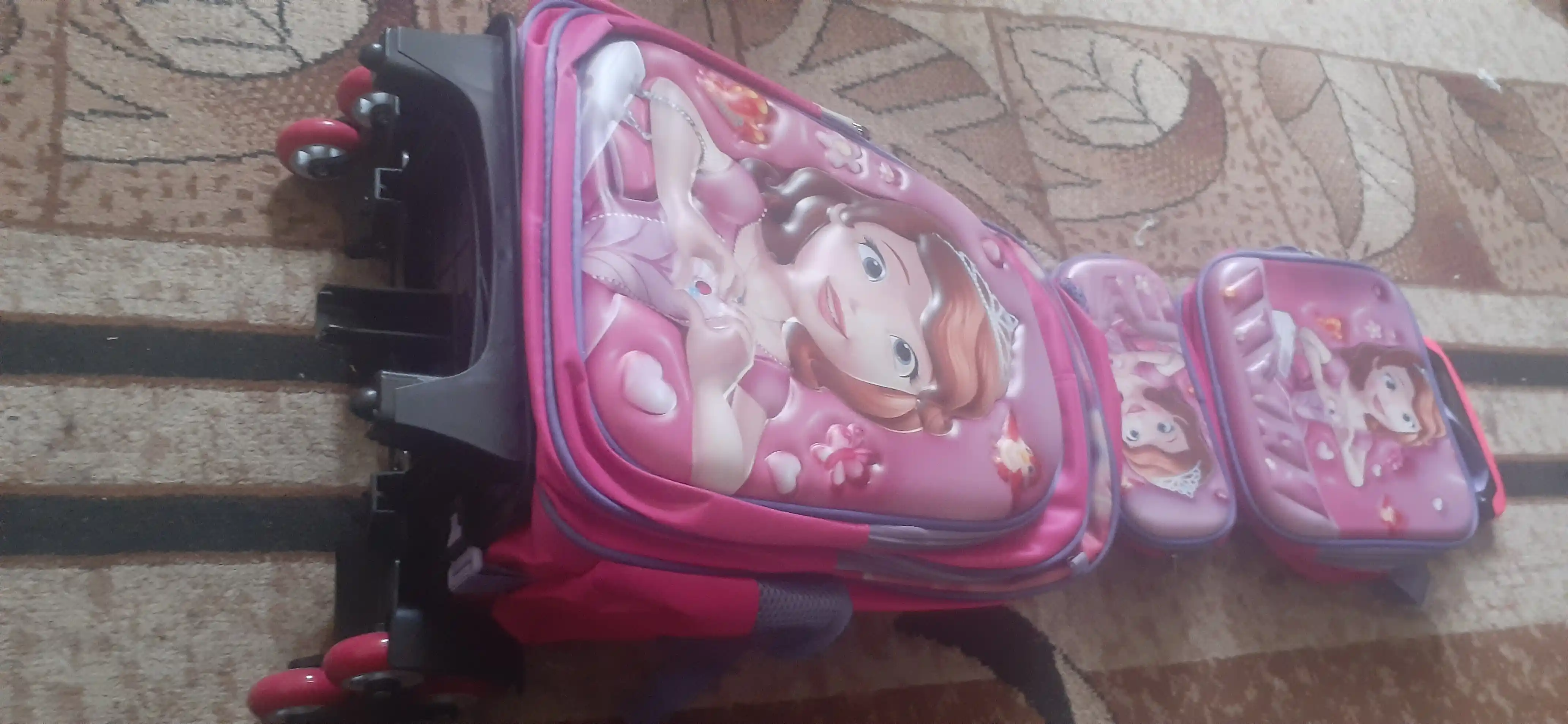 Bolalar g‘ildirakli maktab ryukzagi, 1-6-sinflar uchun, qizlar va o‘g‘il bolalar uchun