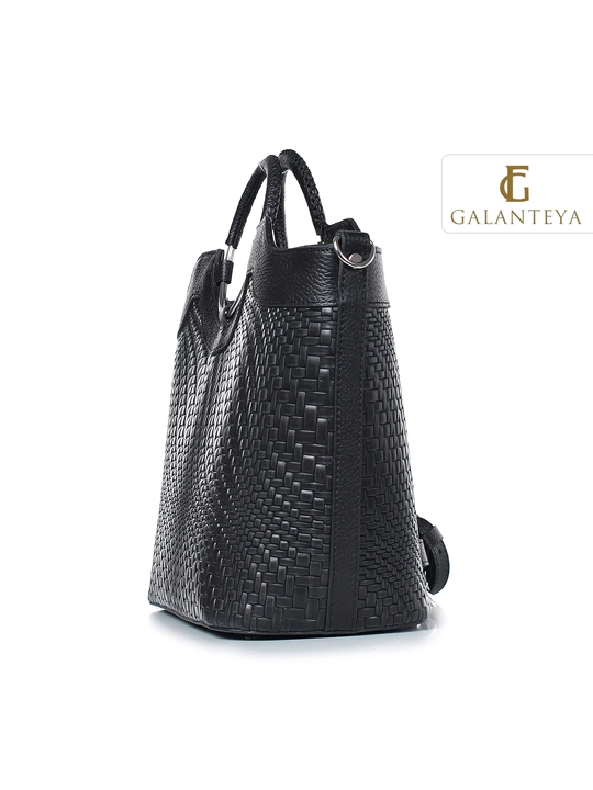 Galanteya ayollar tabiiy charm sumkasi