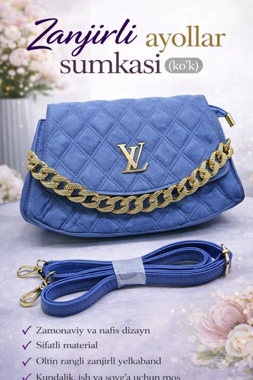 Женская сумка на плечо – стильная и практичная — ZARIBAG-ZARBAGC1PINKZARBAGC1BLACKZARBAGC1KHAKIZARBAGC1BLUEZARBAGC1GREYZARBAGC1DGREEN-СИНИЙ