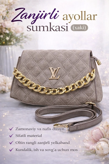 Женская сумка на плечо – стильная и практичная — ZARIBAG-ZARBAGC1PINKZARBAGC1BLACKZARBAGC1KHAKIZARBAGC1BLUEZARBAGC1GREYZARBAGC1DGREEN-ХАКИ