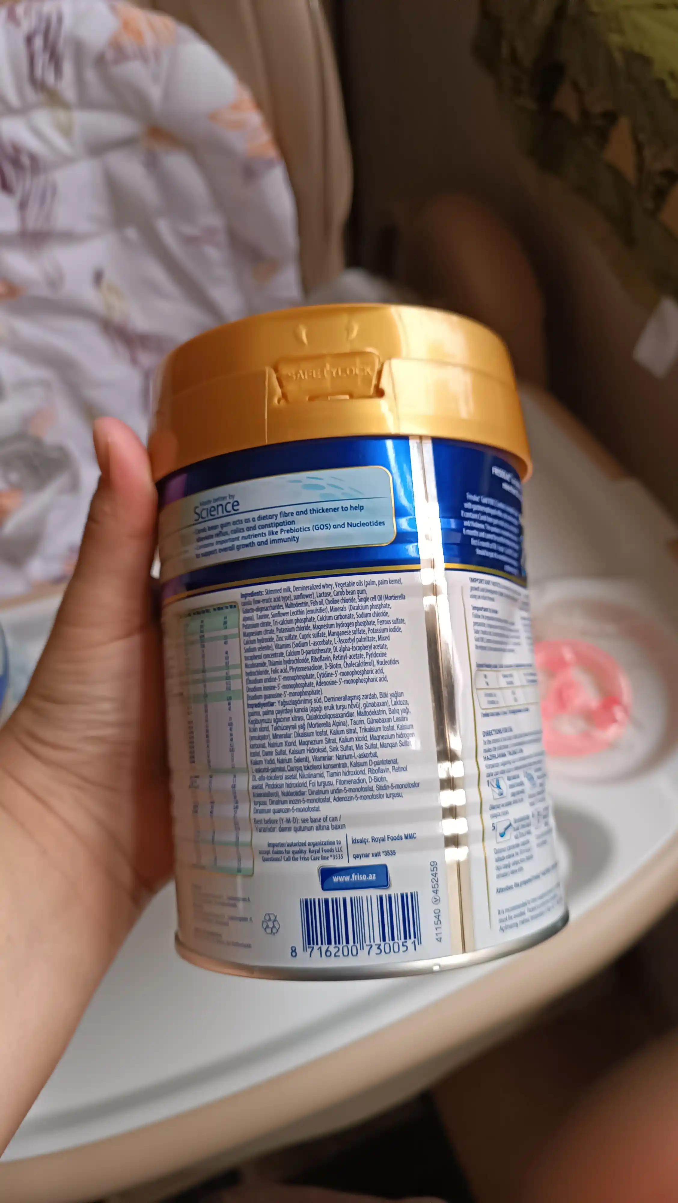 Bolalar uchun aralashmasi Frisolac Gold Vom 2 Comfort, 400 g