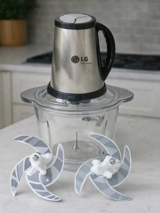 Мощный измельчитель Chopper LG-888 для мяса, овощей и зелени с большой чашей 3.5 литра
