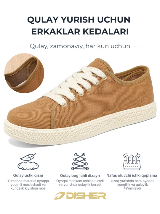 Erkaklar kedalari DISHER UrbanWeave