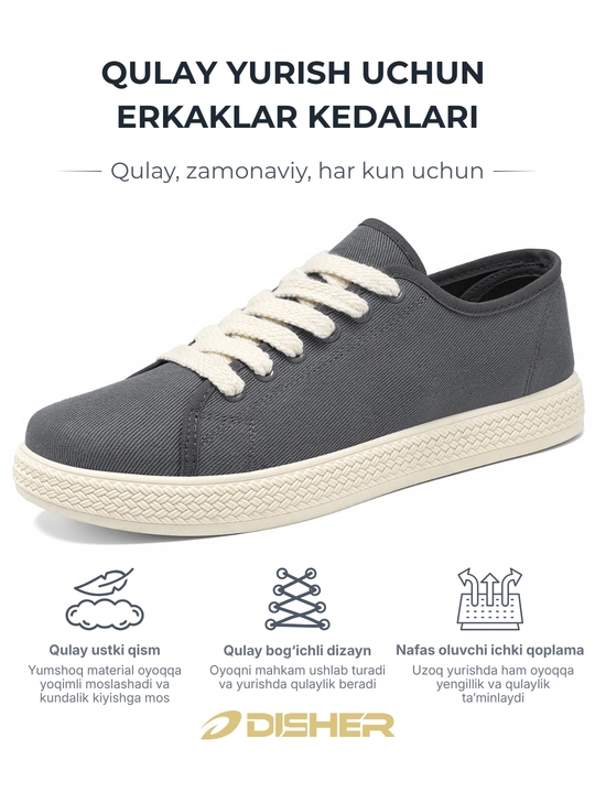 Erkaklar kedalari DISHER UrbanWeave
