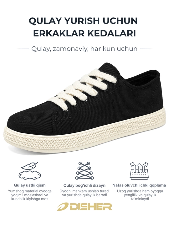 Erkaklar kedalari DISHER UrbanWeave
