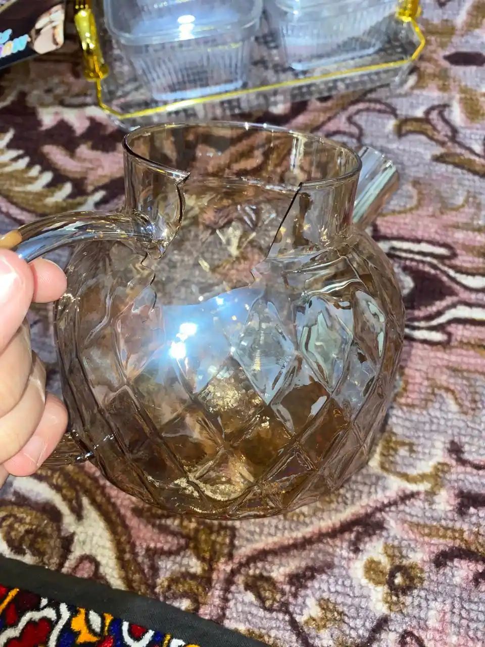 Choynak borosilikatli issiqqa chidamli