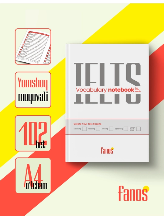 IELTS Vocabulary Notebook – 1000 ta yangi so‘z - 