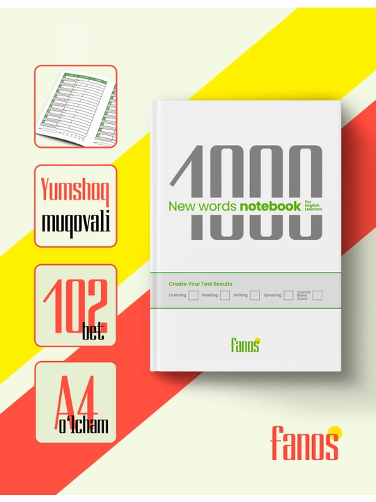 IELTS Vocabulary Notebook – 1000 ta yangi so‘z - 