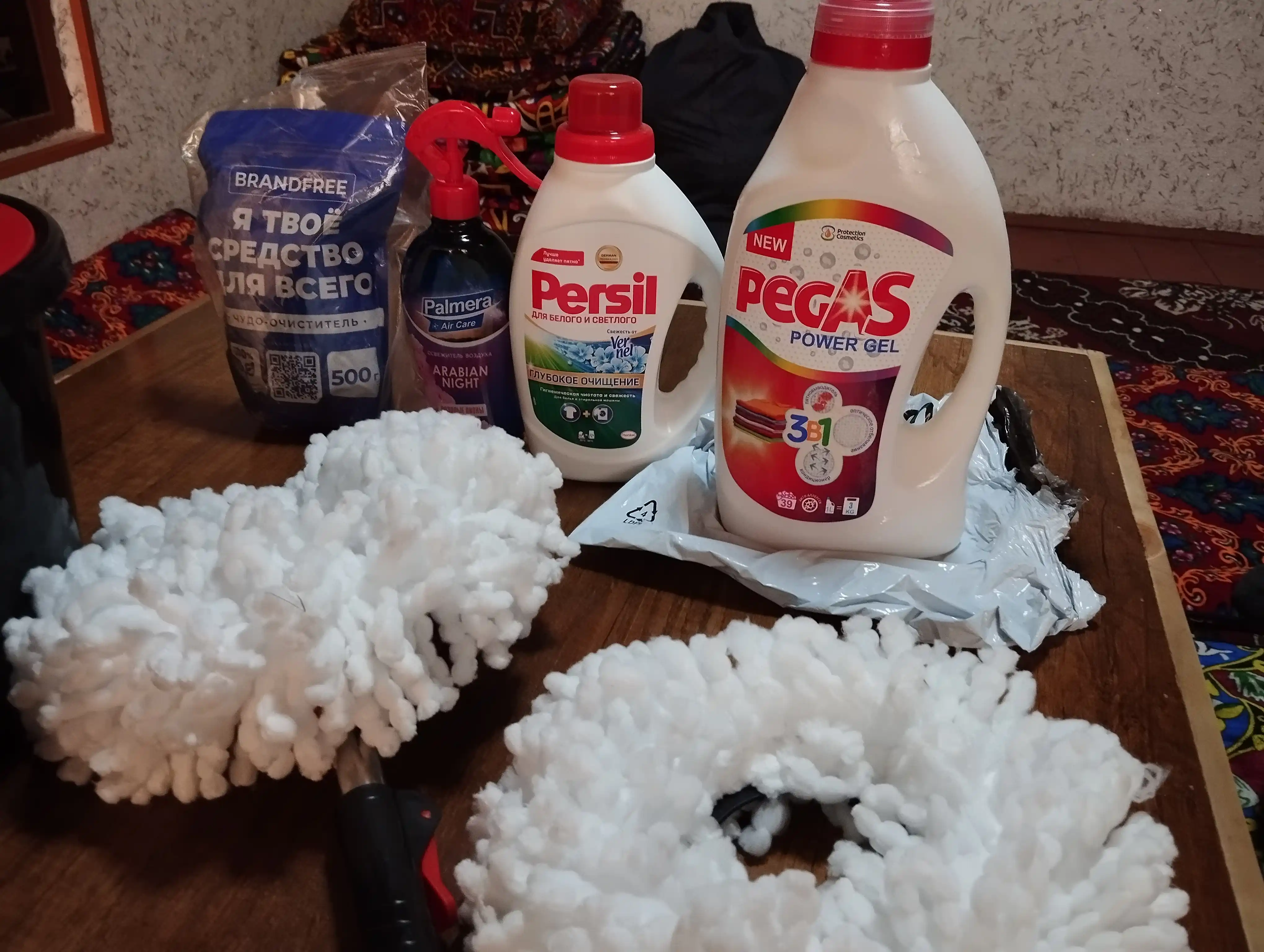 Гель для стирки Pegas, автомат, 1.95 л