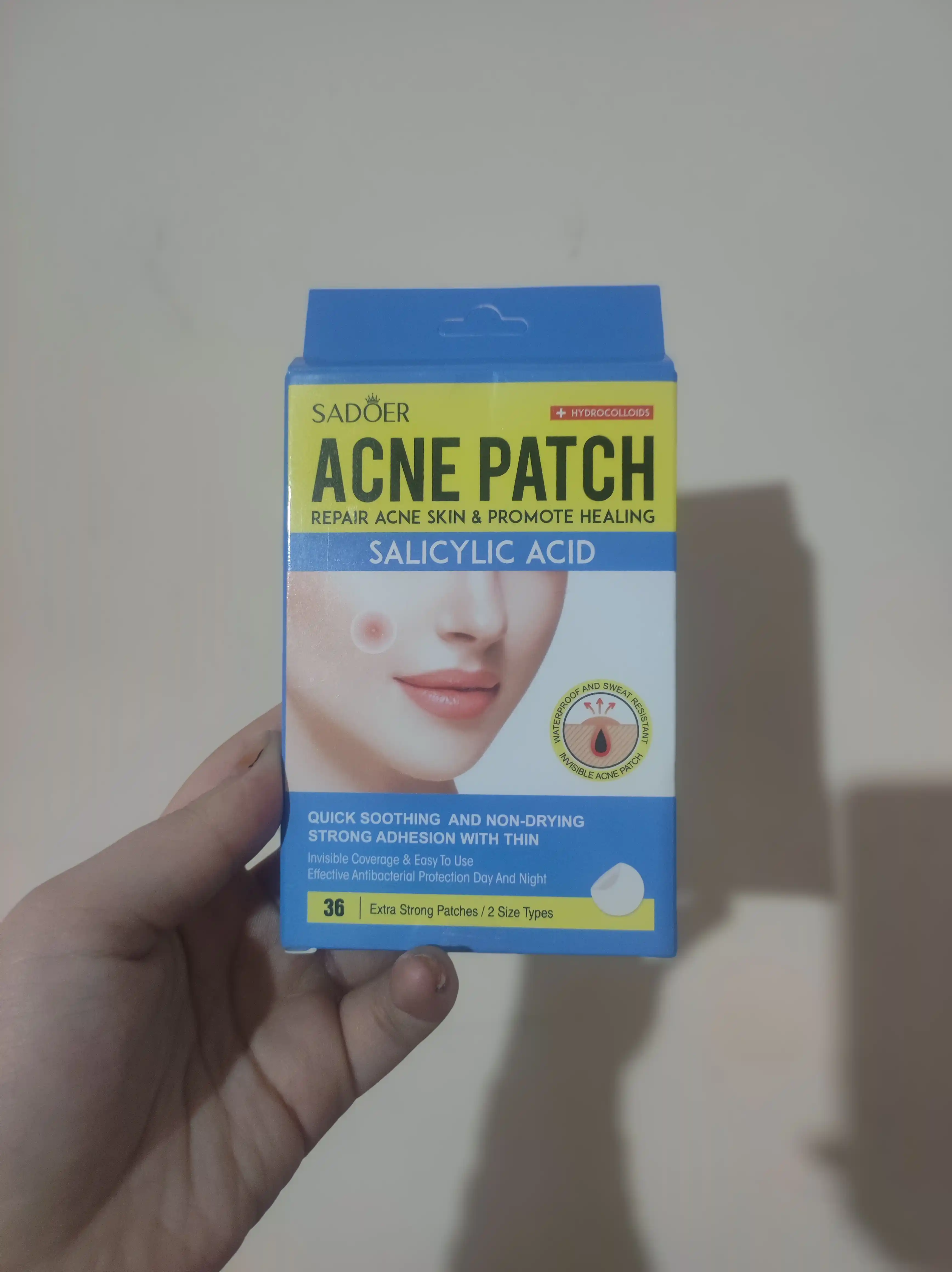 Пластыри от акне (прыщей) SADOER Acne Repair Acne Patch, с салициловой кислотой