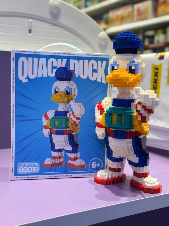 Конструктор Lego «Дональд Дак»,  подарок для детей от 6 лет, декоративная игрушка