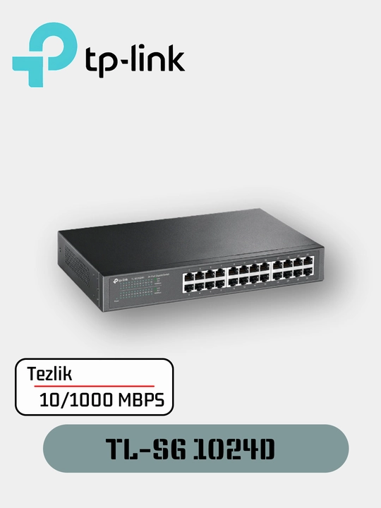Гигабитный коммутатор TP-Link TL-SF1024D 10/1000 Mbps - 