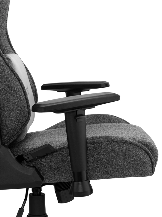 Компьютерное игровое кресло 2E GAMING BUSHIDO Lite, ткань, 2D подлокотник, 90 кг,газлифт 4