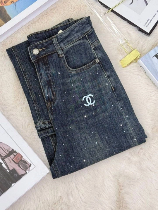 Ayollar va qizlar uchun bahorgi straight fit fasondagi jinsi shim, o'lcham M dan XXL gacha