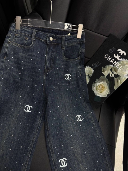 Ayollar va qizlar uchun bahorgi straight fit fasondagi jinsi shim, o'lcham M dan XXL gacha