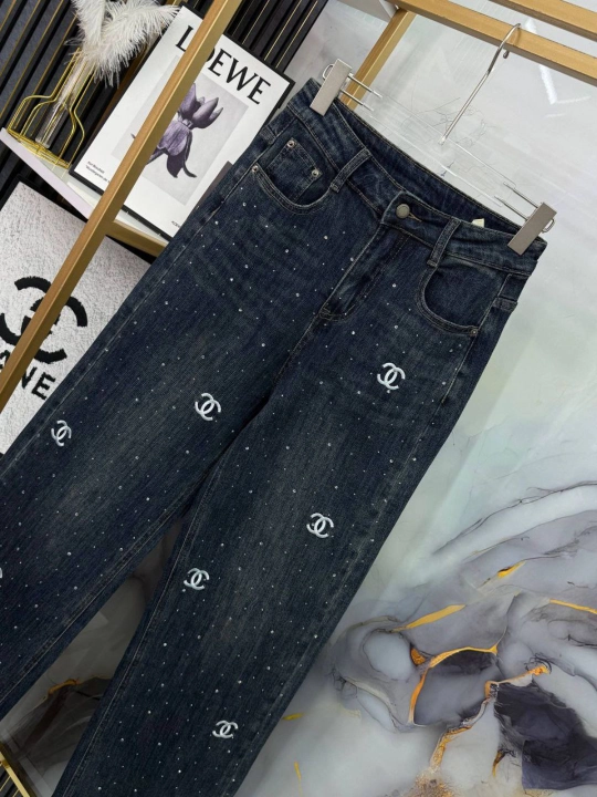 Ayollar va qizlar uchun bahorgi straight fit fasondagi jinsi shim, o'lcham M dan XXL gacha