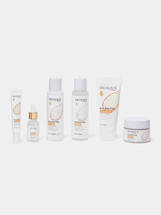 Yuzni parvarish qilish to'plami Bioaqua va Vitamin C, 6 tasi 1 da - 