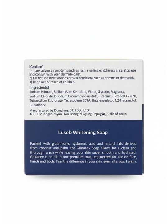 Lusob “Whitening Soap” kosmetik sovuni, oqartiruvchi, 100 g