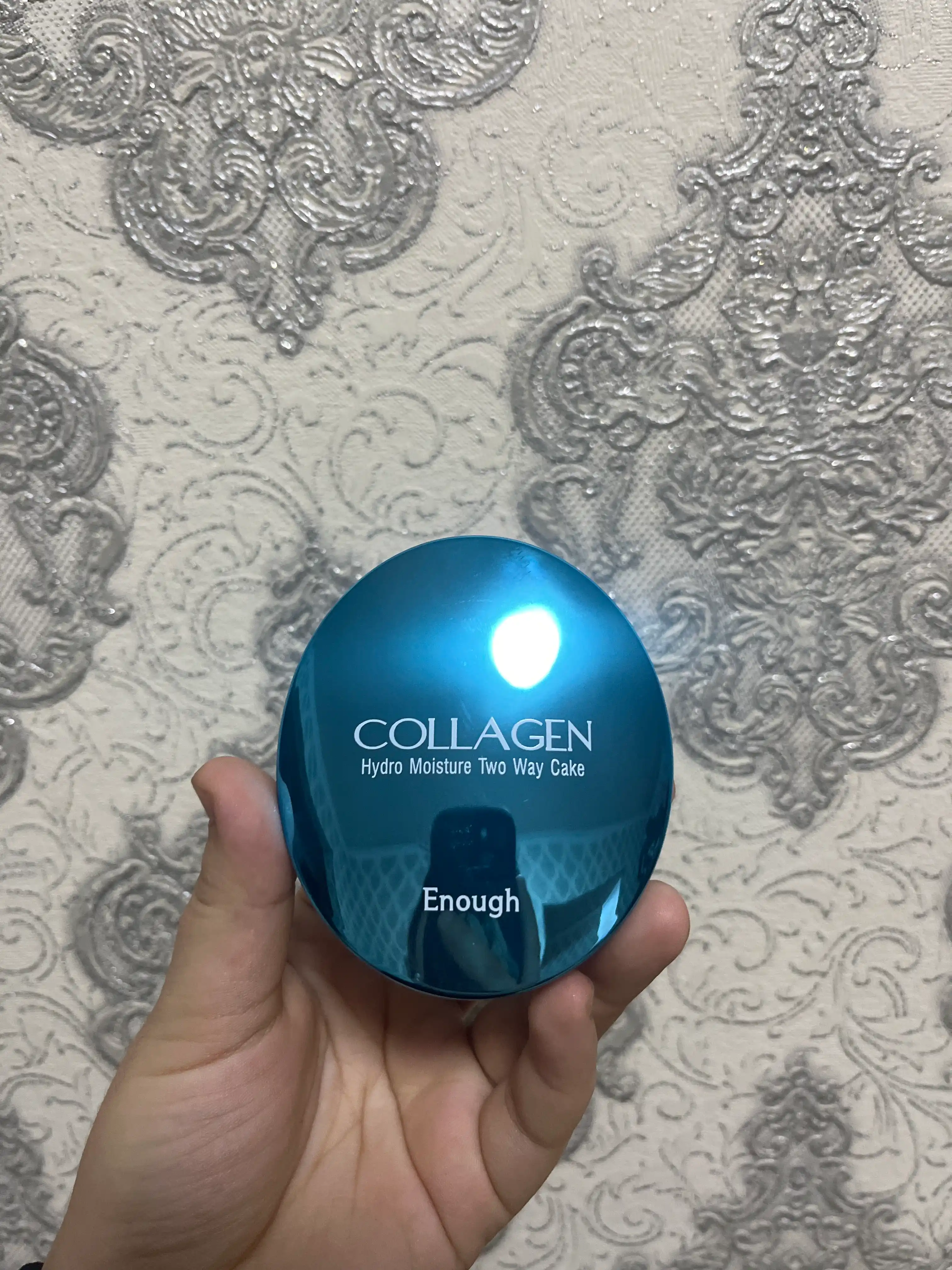 Enough Collagen увлажняющая пудра 2 в 1 (Two Way Cake, пудра + тональный крем)
