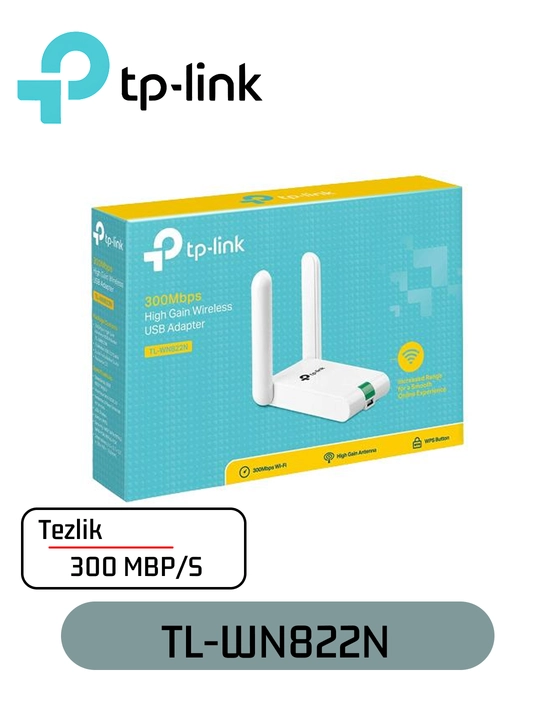 TP-LINK TL-WN822N — USB Wi-Fi адаптер 300 Мбит/с, 802.11n - 