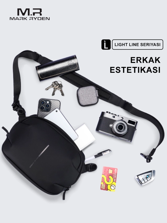 Yelkama sumka Mark Ryden MR303 erkaklar sumkasi, organayzer