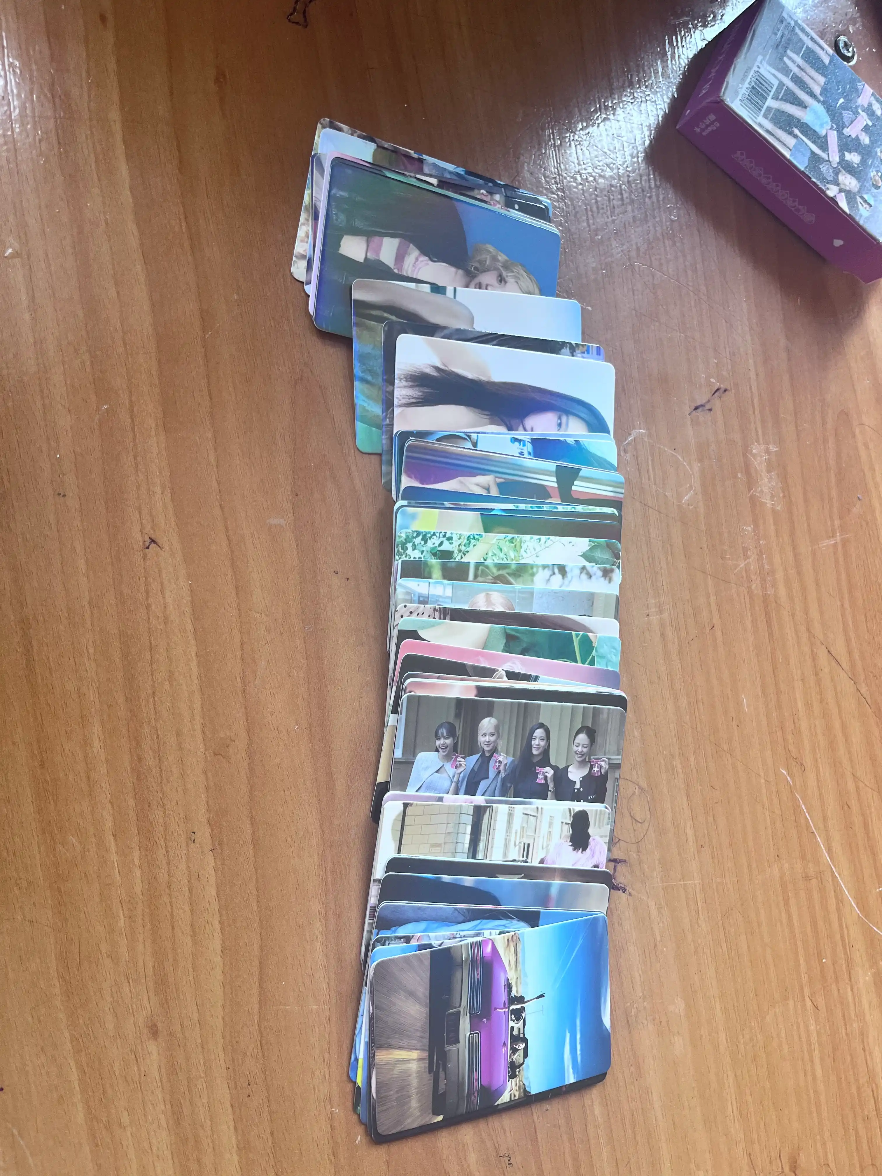 K-pop, BTS, Blackpink, Babymonster Lomo Cards, Photocards Lomo Karta 50 dona, qutida
