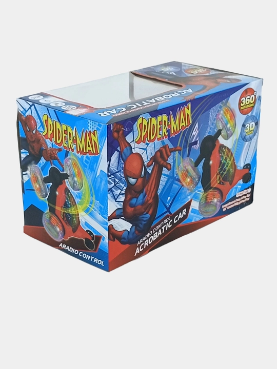 O‘rgimchak odam (Spider-Man) 705 radioboshqaruvli ag‘darma mashinasi, 360° tryuk mashinasi