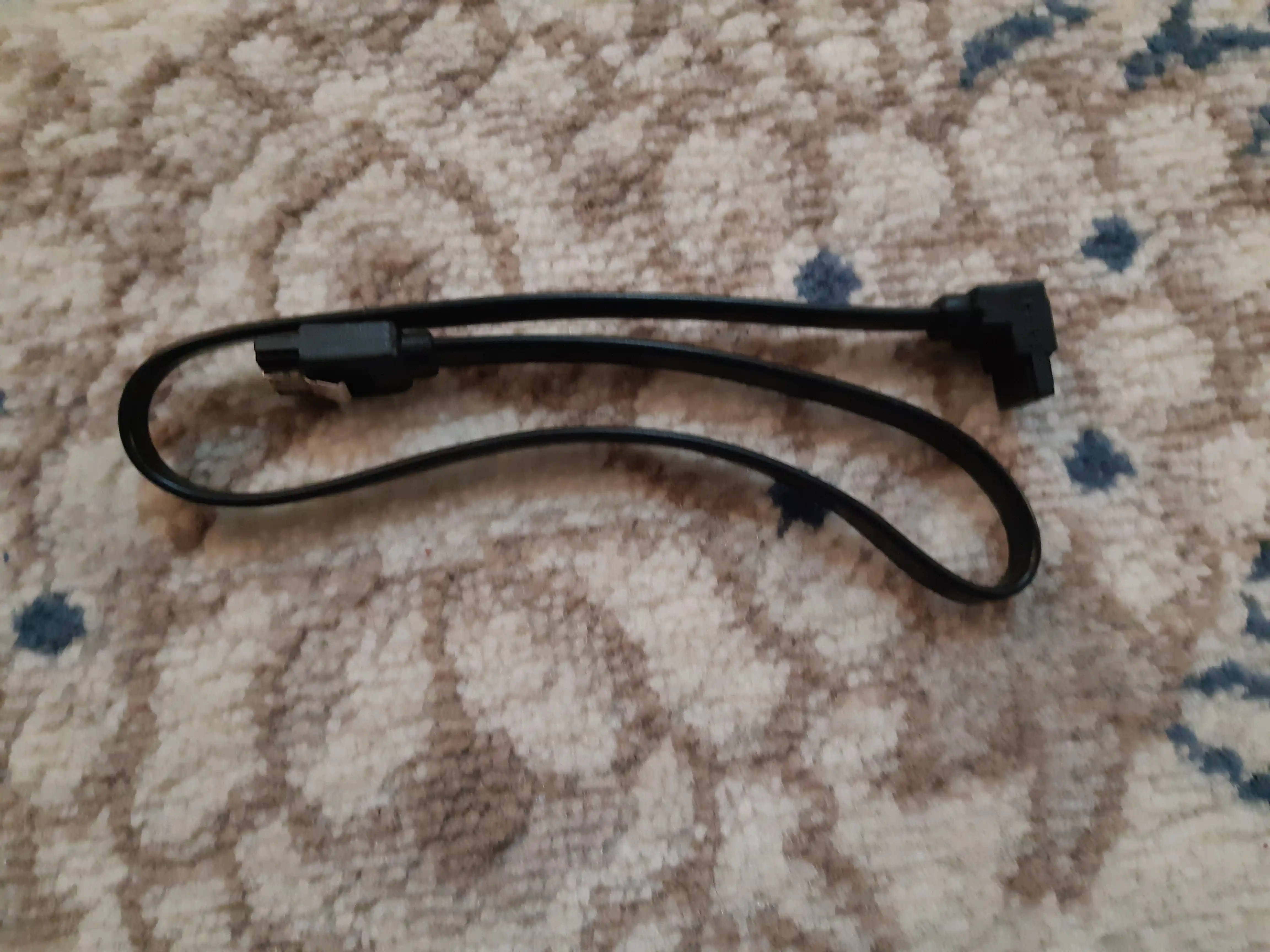 SATA shleyf kabel, 6 Gb/s, SSD, HDD, DVD ni ulash uchun qulf bilan