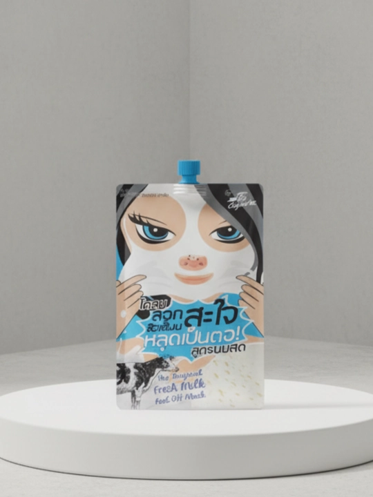 Akne va qora dog'lar uchun sutli niqob The Original Fresh Milk Peel Off Mask