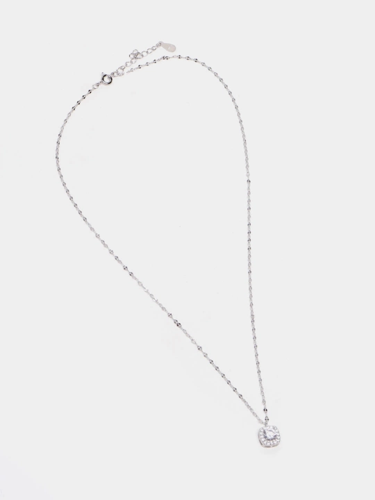 Женская цепочка SILVERME, из серебра 925 пробы — колье с кулоном, для подарка