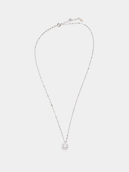 Женская цепочка SILVERME, из серебра 925 пробы — колье с кулоном, для подарка