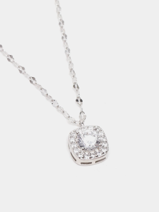 Женская цепочка SILVERME, из серебра 925 пробы — колье с кулоном, для подарка