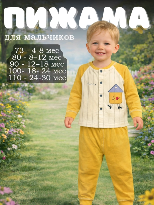 Домашний комплект одежды, для новорожденных мальчиков и девочек - 